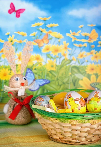 Pasqua e coniglietto — Foto Stock