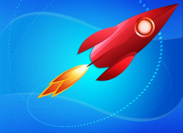 Rocket launch — Stock Vector