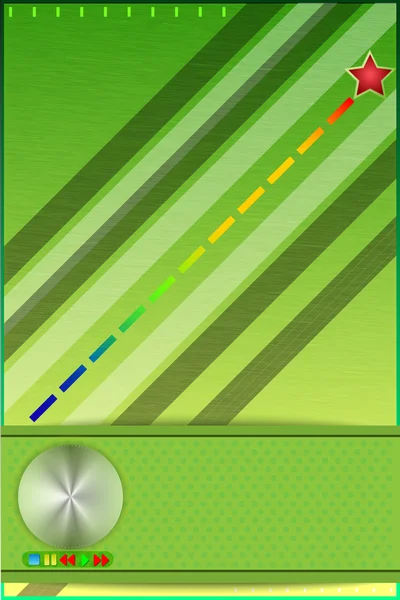 抽象的な緑のカラフルなベクトルの背景 — ストックベクタ