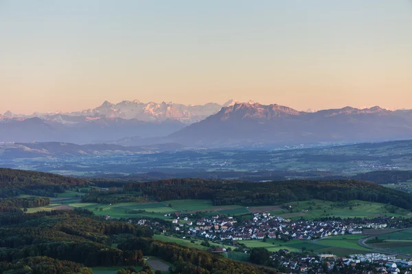 Stock image Sunset from Uetliberg