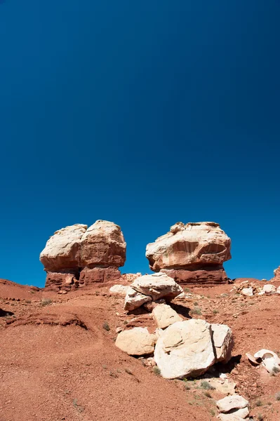 Twin Rocks, Capitol Reef National Park — Stock Photo, Image