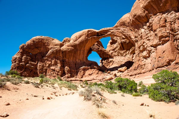 Double Arch, Arches national park — Stock Photo, Image