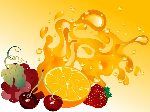 Χυμό φρούτων — Διανυσματικό Αρχείο