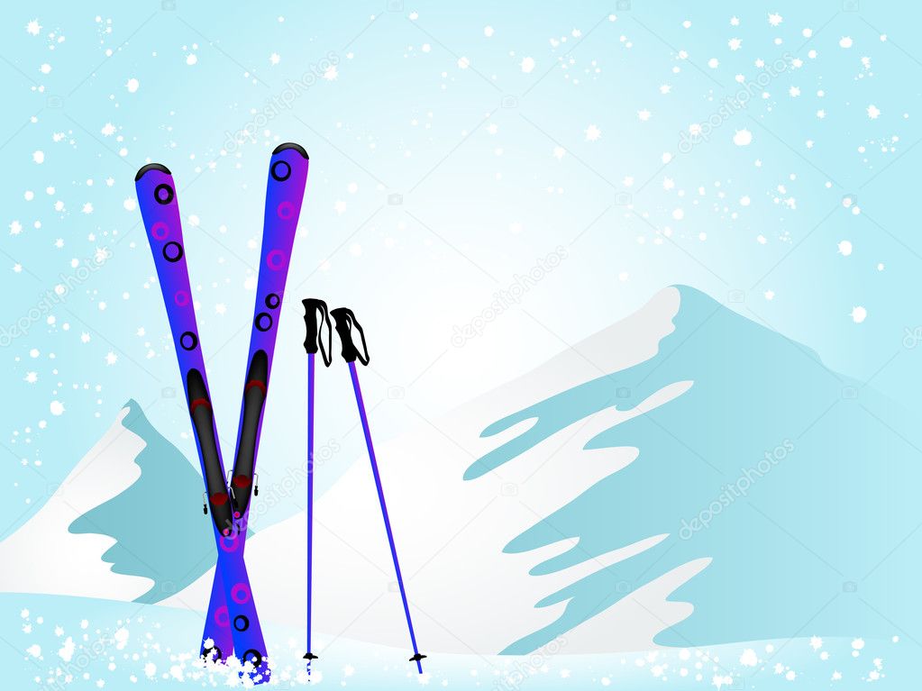 Violet ski