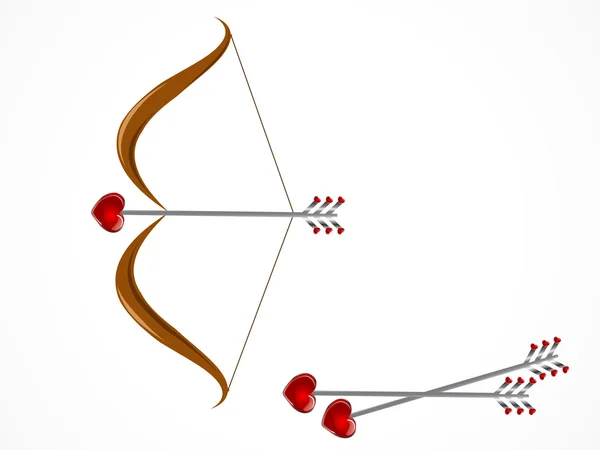 Arbalète et flèches — Image vectorielle
