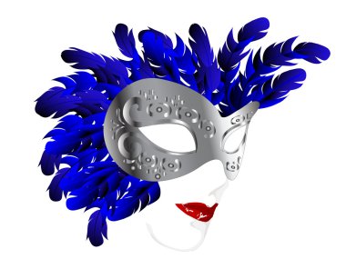 Carnival mask clipart