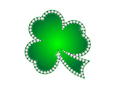 Diamond shamrock clipart