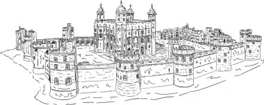 The Tower of London clipart