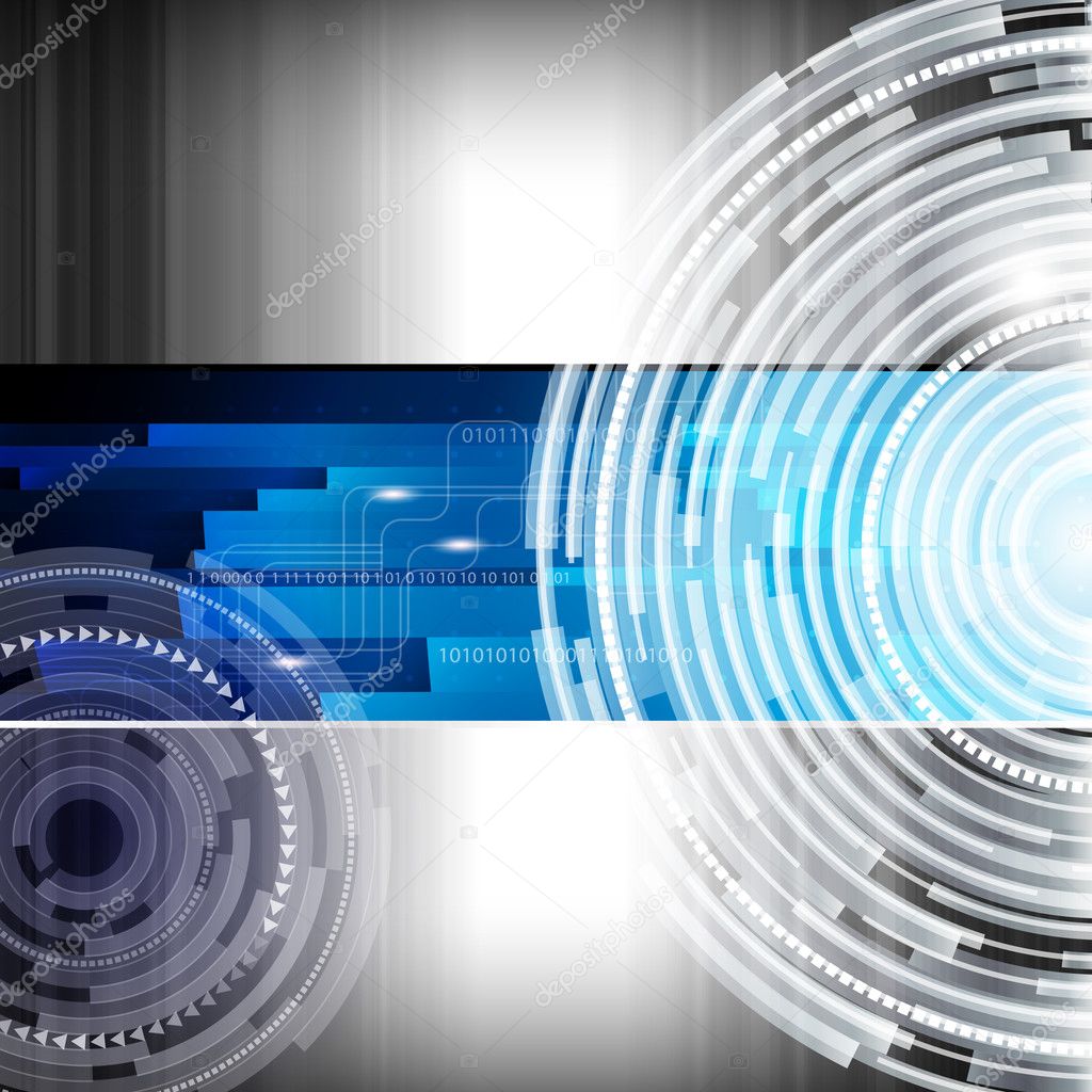 Abstract digital techno background