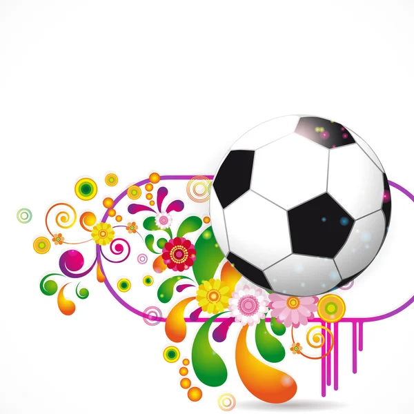 足球球矢量背景 — 图库矢量图片