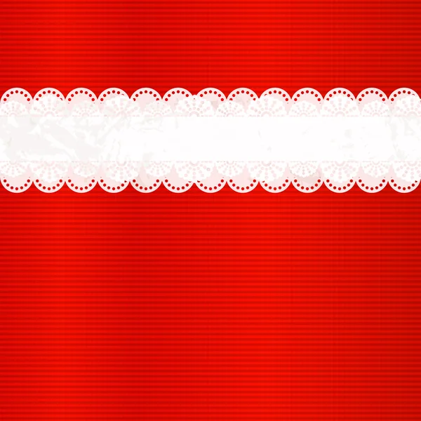 Красный фон праздника с лентой . — стоковый вектор