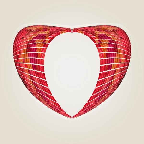 Coeur original abstrait — Image vectorielle