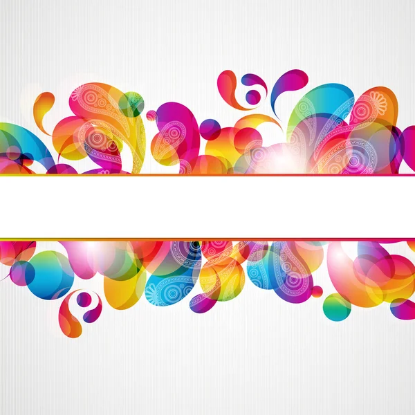 Abstract background with bright elements. — Stock Vector