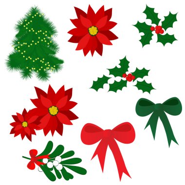 Christmas symbols clipart