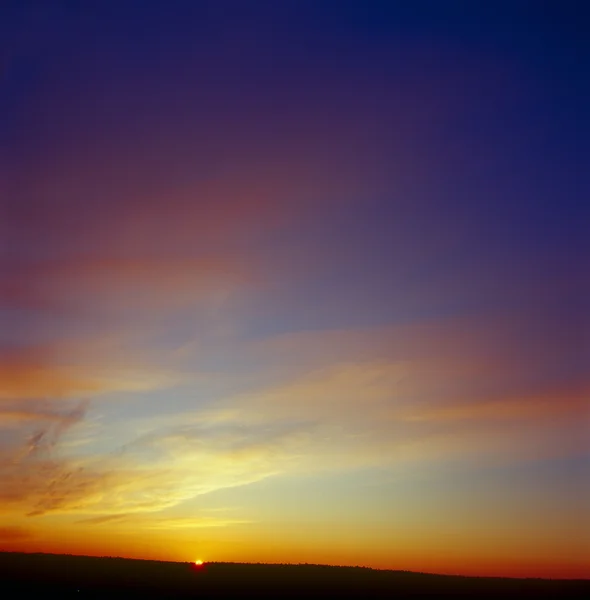 Zonsondergang. — Stockfoto