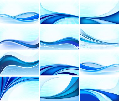 Abstract background vector set clipart