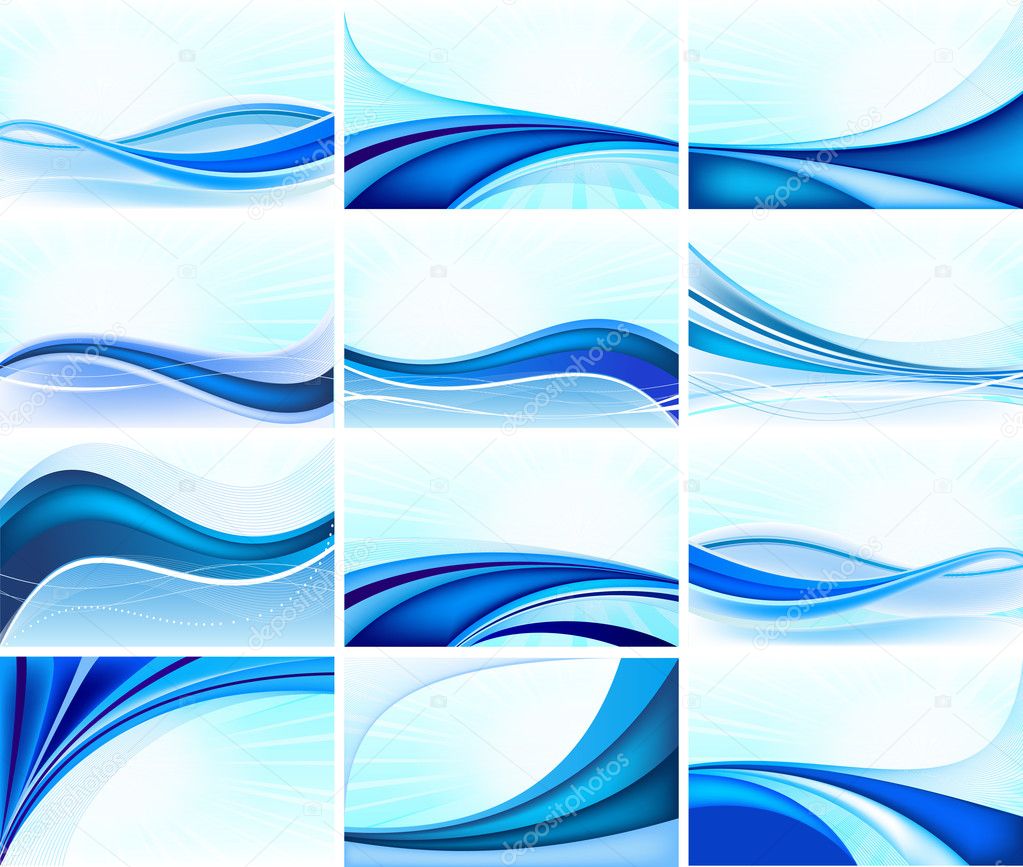 Abstract background vector set