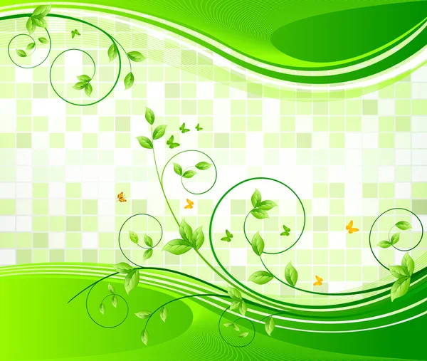 Floral background vector — Stock Vector