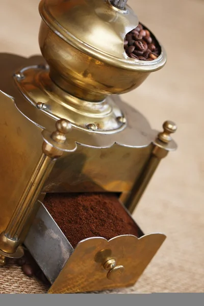 Detalhe do moedor de café — Fotografia de Stock