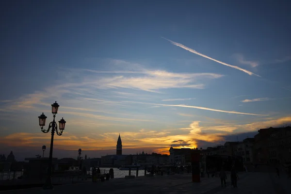 Венецианский закат — стоковое фото