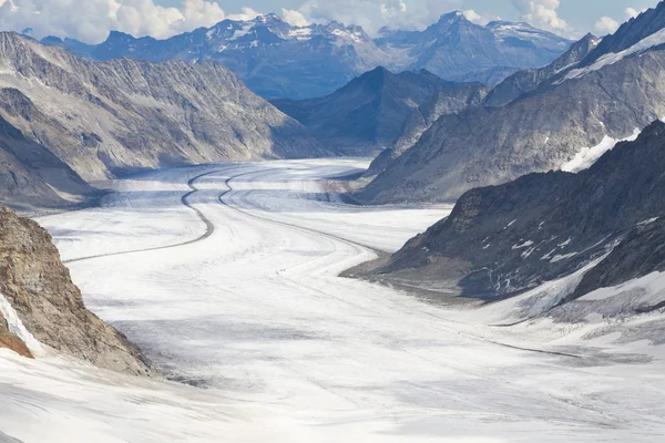 Glaciar Aletsch, Suiza — Foto de Stock