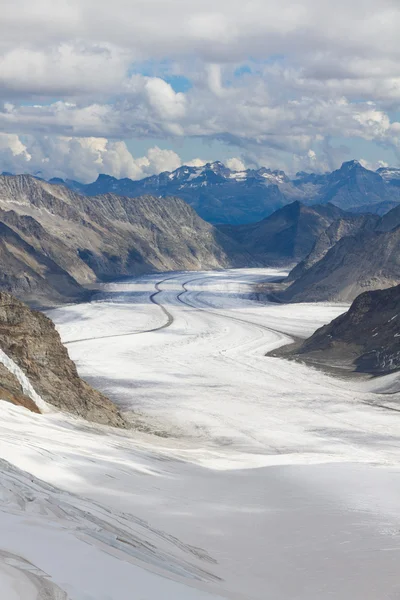 Aletsch glacier, Switzerland — Stockfoto