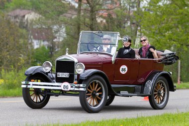 Vintage öncesi savaştan yarış araba ford t tourer 1926