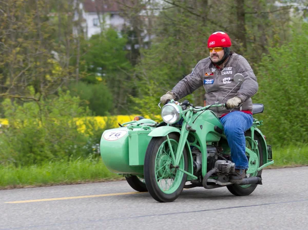 Motocicleta sidecar vintage Z=ndapp KS 600 de 194 — Fotografia de Stock