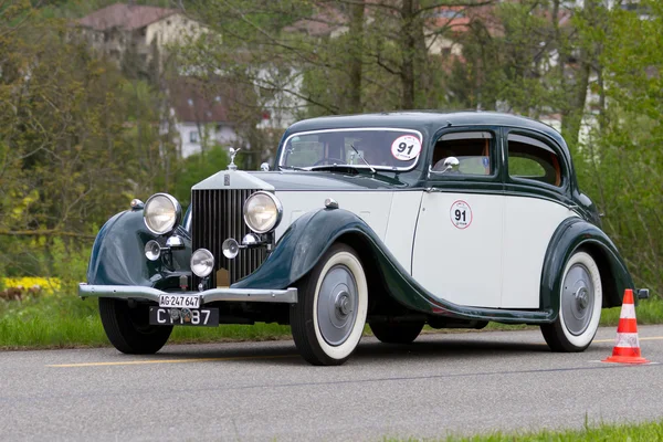 Vintage coche de carreras antes de la guerra Rolls-Royce 25 / 30 de 1936 — Foto de Stock