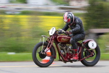 Vintage motosiklet Hint scout-yarışçı 1926