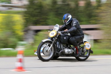 Vintage motosiklet bmw baginski 1947 den