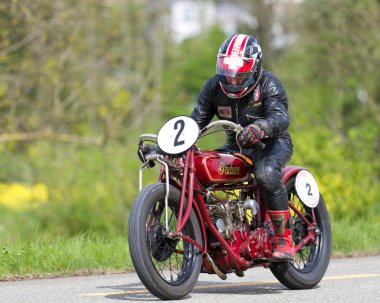 Vintage motosiklet Hint scout-yarışçı 1926