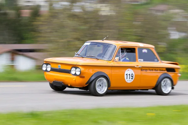 Vintage yarış araba nsu 1200 tt dan 1969 — Stok fotoğraf