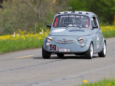 Vintage yarış araba steyr puch 650 tr2 europa 1966