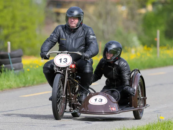 Vintage sidecar motorbike Condor D 50 from 1931 — Stock Photo, Image