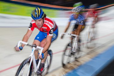 Indoor track bike race at Sixday-Nights Zürich 2011