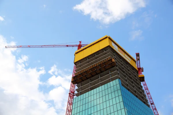 stock image Construction of a modern high rised building