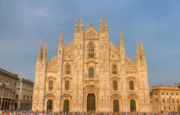 Katedrála v Miláně, Itálie — Stock fotografie