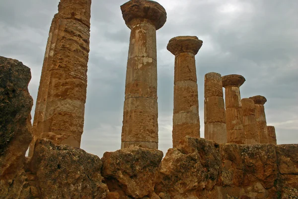 stock image Historic stone pillars