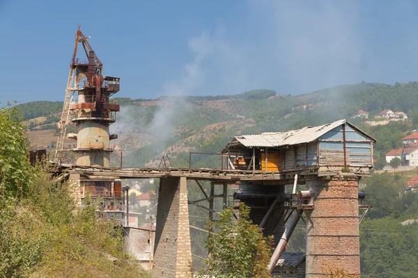 Βιομηχανική κατασκευή στο kosovi — Φωτογραφία Αρχείου