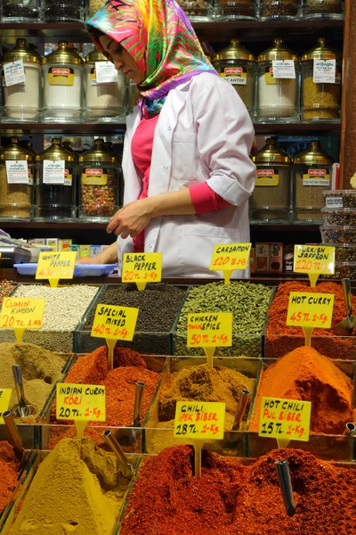 Istanbul spice market — Stock Photo, Image