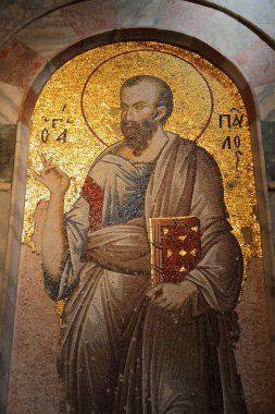 Mosaic in chora church clipart