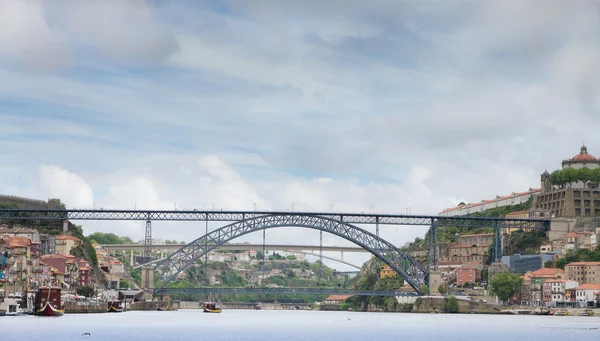 Most ponte dom luis porto, Portugalsko — Stock fotografie