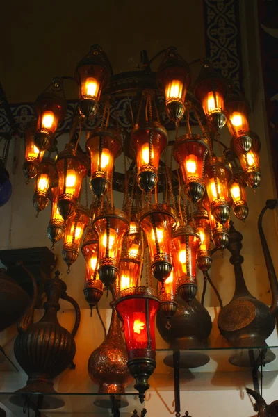 Utformad turkiska lampa — Stockfoto