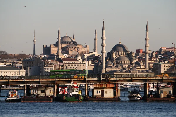 Istanbul z vody — Stock fotografie