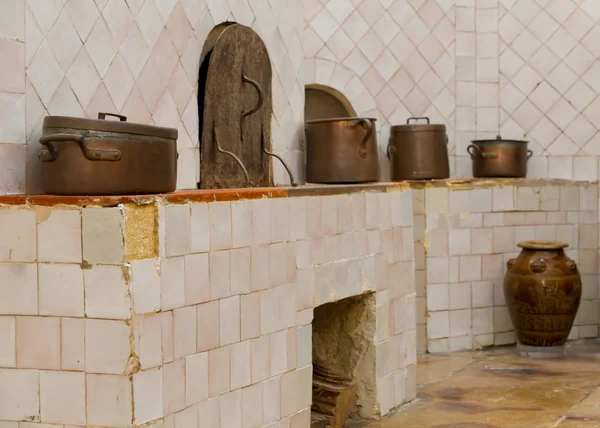 Vintage kitchen of Sintra Palace — Stock Photo, Image