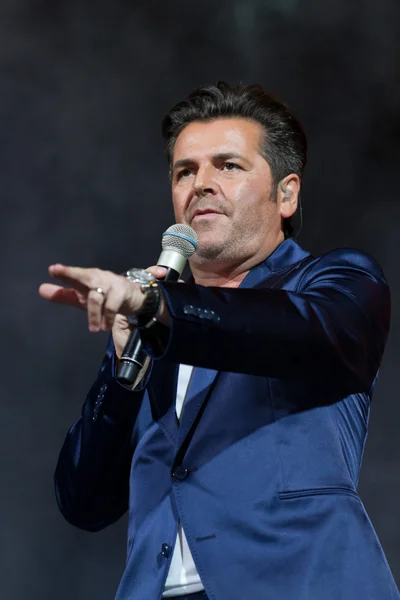 stock image Thomas Anders sings