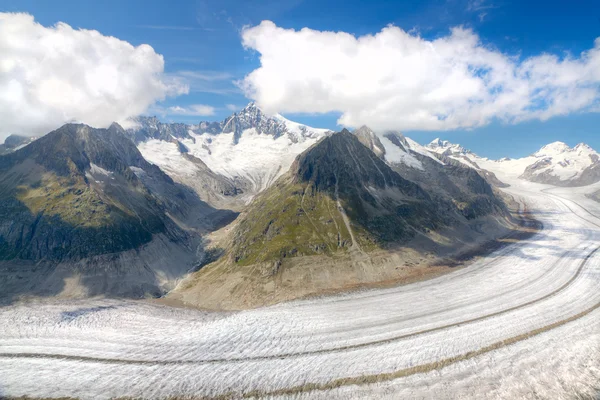 Aletschgletscher, schweiz — Stockfoto