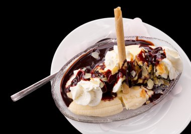 Banana split clipart