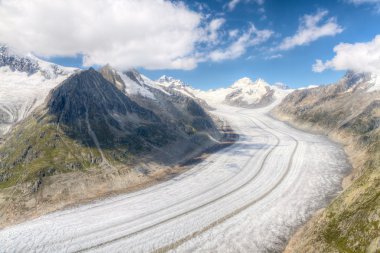 Aletsch glacier, Switzerland clipart